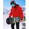 imageWULFUL Mens Winter Coats Waterproof Ski Jacket Warm Windproof Winter Windbreaker Jackets for Men with HoodRed0047