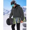 imageWULFUL Mens Winter Coats Waterproof Ski Jacket Warm Windproof Winter Windbreaker Jackets for Men with HoodSolid Dark Grey0047