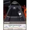 imageWULFUL Mens Winter Coats Waterproof Ski Jacket Warm Windproof Winter Windbreaker Jackets for Men with HoodSolid Dark Grey0047