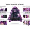 imageWULFUL Womens Waterproof Ski Jacket Warm Winter Coats Windproof Winter Jackets for Women Fleece Lined Windbreaker with HoodDigital Printing03