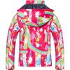 imageWULFUL Womens Waterproof Ski Jacket Warm Winter Coats Windproof Winter Jackets for Women Fleece Lined Windbreaker with HoodDigital Printing04