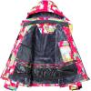 imageWULFUL Womens Waterproof Ski Jacket Warm Winter Coats Windproof Winter Jackets for Women Fleece Lined Windbreaker with HoodDigital Printing04