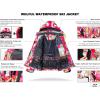 imageWULFUL Womens Waterproof Ski Jacket Warm Winter Coats Windproof Winter Jackets for Women Fleece Lined Windbreaker with HoodDigital Printing04