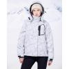 imageWULFUL Womens Waterproof Ski Jacket Warm Winter Coats Windproof Winter Jackets for Women Fleece Lined Windbreaker with HoodDigital Printing05