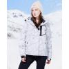 imageWULFUL Womens Waterproof Ski Jacket Warm Winter Coats Windproof Winter Jackets for Women Fleece Lined Windbreaker with HoodDigital Printing05