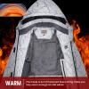 imageWULFUL Womens Waterproof Ski Jacket Warm Winter Coats Windproof Winter Jackets for Women Fleece Lined Windbreaker with HoodDigital Printing05