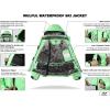 imageWULFUL Womens Waterproof Ski Jacket Warm Winter Coats Windproof Winter Jackets for Women Fleece Lined Windbreaker with HoodFluorescent Green