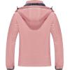 imageWULFUL Womens Waterproof Ski Jacket Warm Winter Coats Windproof Winter Jackets for Women Fleece Lined Windbreaker with HoodPinkn2