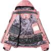 imageWULFUL Womens Waterproof Ski Jacket Warm Winter Coats Windproof Winter Jackets for Women Fleece Lined Windbreaker with HoodPinkn2