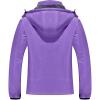 imageWULFUL Womens Waterproof Ski Jacket Warm Winter Coats Windproof Winter Jackets for Women Fleece Lined Windbreaker with HoodPurple