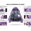 imageWULFUL Womens Waterproof Ski Jacket Warm Winter Coats Windproof Winter Jackets for Women Fleece Lined Windbreaker with HoodPurple