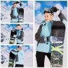 imageWULFUL Womens Waterproof Snow Ski Jacket Mountain Windproof Winter Coat with Detachable HoodBlueblack