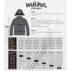 imageWULFUL Womens Waterproof Snow Ski Jacket Mountain Windproof Winter Coat with Detachable HoodDark Grey