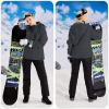 imageWULFUL Womens Waterproof Snow Ski Jacket Mountain Windproof Winter Coat with Detachable HoodDark Grey
