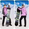 imageWULFUL Womens Waterproof Snow Ski Jacket Mountain Windproof Winter Coat with Detachable HoodLight Purpleblack