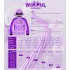 imageWULFUL Womens Waterproof Snow Ski Jacket Mountain Windproof Winter Coat with Detachable HoodLight Purpleblack