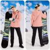 imageWULFUL Womens Waterproof Snow Ski Jacket Mountain Windproof Winter Coat with Detachable HoodPink New