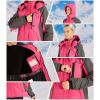 imageWULFUL Womens Waterproof Snow Ski Jacket Mountain Windproof Winter Coat with Detachable HoodRoseblack