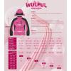 imageWULFUL Womens Waterproof Snow Ski Jacket Mountain Windproof Winter Coat with Detachable HoodRoseblack