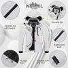 imageWULFUL Womens Waterproof Snow Ski Jacket Mountain Windproof Winter Coat with Detachable HoodWhite