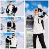 imageWULFUL Womens Waterproof Snow Ski Jacket Mountain Windproof Winter Coat with Detachable HoodWhiteblack