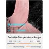 imageWULFUL Womens Winter Coats Lightweight Warm Thicken Puffer Jacket Waterproof Quilted Winter Jackets with Removable HoodPink