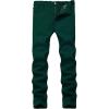imageWULFUL Mens Slim Fit Skinny Stretch Comfy Jeans Denim PantsGreen