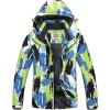 imageWULFUL Mens Waterproof Ski Jacket Warm Winter Coats Windproof Winter Jackets for Men Fleece Lined Windbreaker with HoodDigital Printing02new