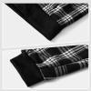imageWULFUL Boys Hoodies Fleece Jackets Plaid Winter Coat Warm 514 YearsBlack 758