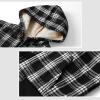 imageWULFUL Boys Hoodies Fleece Jackets Plaid Winter Coat Warm 514 YearsBlack 758