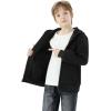 imageWULFUL Boys Hoodies Fleece Jackets Plaid Winter Coat Warm 514 YearsBlack