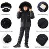 imageWULFUL Boys Ski Jacket Winter Snow Coat with Hood