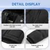 imageWULFUL Boys Winter Coat Waterproof Fleece Lined Parka Jackets Kids Hooded Puffer OuterwearBlack