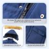 imageWULFUL Boys Winter Coat Waterproof Fleece Lined Parka Jackets Kids Hooded Puffer OuterwearNavy