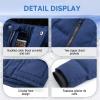 imageWULFUL Boys Winter Coat Waterproof Fleece Lined Parka Jackets Kids Hooded Puffer OuterwearNavy