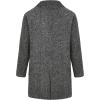 imageWULFUL Boys Wool Coat Single Breasted Trench Coat Winter Pea Coat