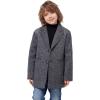 imageWULFUL Boys Wool Coat Single Breasted Trench Coat Winter Pea Coat