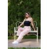 imageWULFUL Cargo Pants for Women High Waisted Casual Pants Straight Stretchy Wide Leg Y2K Streetwear with 6 PocketsPink