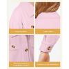 imageWULFUL Girls Fashion Button Down Corduroy Jackets Casual Fall Jackets Teen Girl OuterwearLight Pink