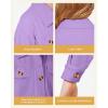 imageWULFUL Girls Fashion Button Down Corduroy Jackets Casual Fall Jackets Teen Girl OuterwearPurple