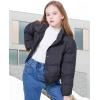 imageWULFUL Girls Winter Puffer Jacket Lightwight Warm Coat ShortBlack