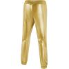 imageWULFUL Kids Boys Metallic 70s Disco Costume Sequin Party Jogger PantsGold02