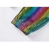 imageWULFUL Kids Boys Metallic 70s Disco Costume Sequin Party Jogger PantsMulticolored