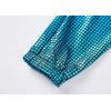 imageWULFUL Kids Boys Metallic 70s Disco Costume Sequin Party Jogger PantsSea Blue