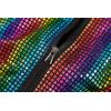 imageWULFUL Kids Boys Varsity Bomber Jacket 70s Disco Costume Party Sequin Metallic JacketsMulticolored