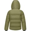 imageWULFUL Kids Boys Winter Coat Detachable Hat Puffer Windbreaker Warm Cotton Jacket Parka Down Outdoor CoatsArmy Green