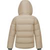 imageWULFUL Kids Boys Winter Coat Detachable Hat Puffer Windbreaker Warm Cotton Jacket Parka Down Outdoor CoatsBrown