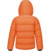 imageWULFUL Kids Boys Winter Coat Detachable Hat Puffer Windbreaker Warm Cotton Jacket Parka Down Outdoor CoatsOrange
