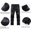 imageWULFUL Kids Waterproof Snow Ski Pants Boys Girls Outdoor Winter Fleece Hiking Insulated Snowboard PantsBlack  Camo