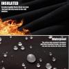 imageWULFUL Kids Waterproof Snow Ski Pants Boys Girls Outdoor Winter Fleece Hiking Insulated Snowboard PantsBlack  Camo